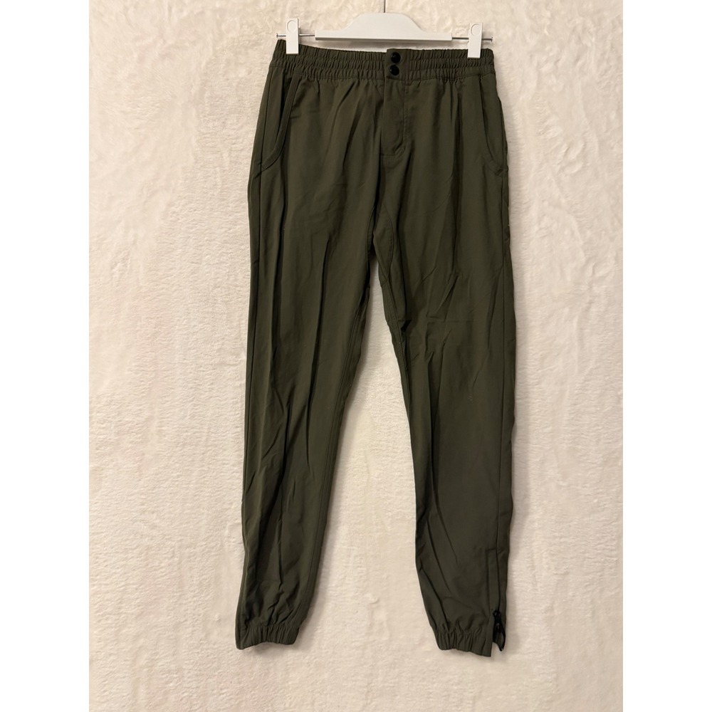 Nike Sportswear Bonded Woven Joggers Olive Green Tapered Pants Mens Small